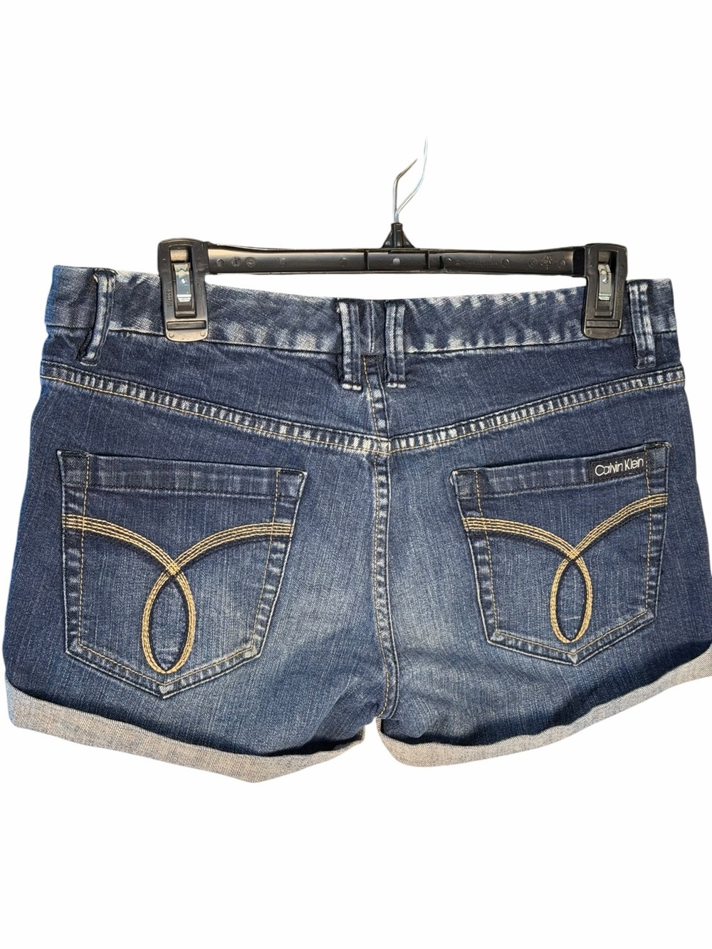 Calvin Klein Rolled Cuff Denim Shorts